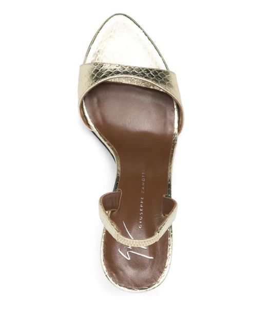 Giuseppe Zanotti Metallic 90Mm Lilibeth Sandals