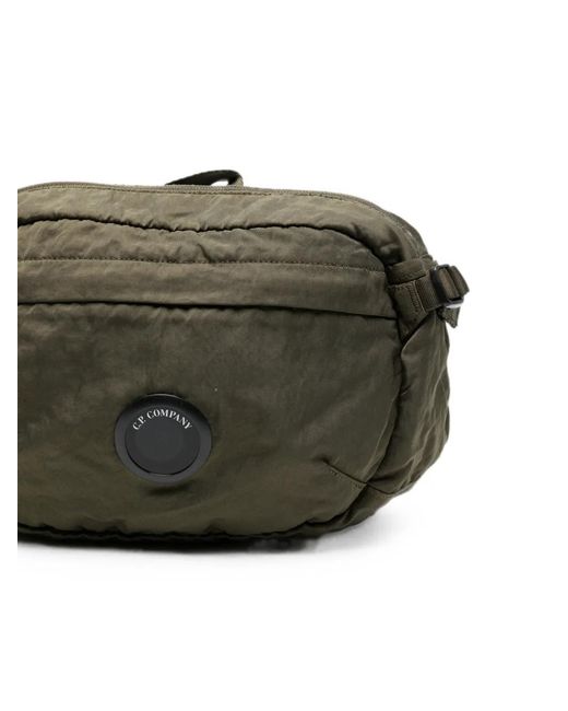 C P Company Gray Lens-Detail Belt Bag for men