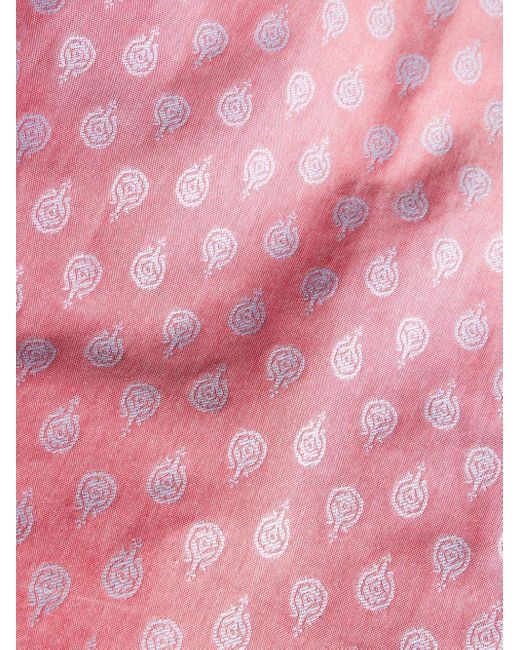 Etro Pink Flower Tye-jacquard Dress
