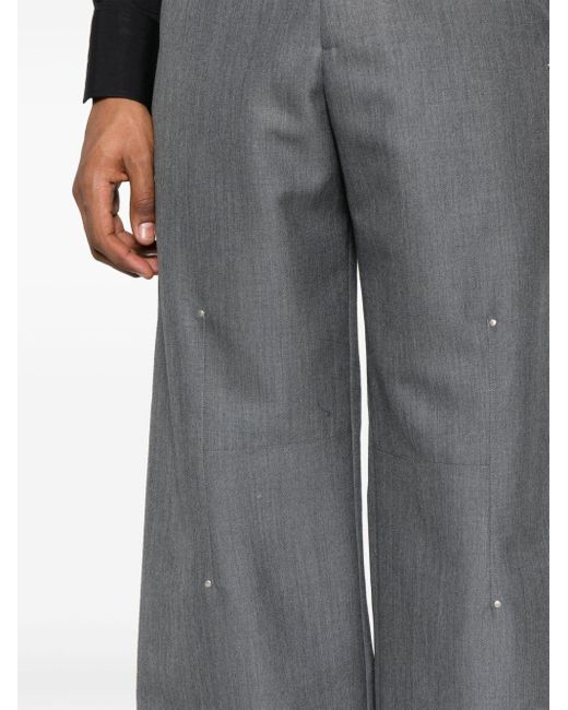 HELIOT EMIL Radial Pantalon in het Gray voor heren