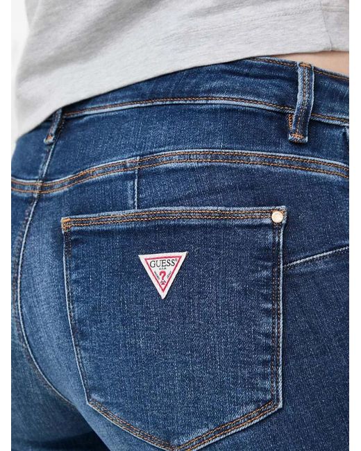 Guess Blue Triangle-Logo Jeans
