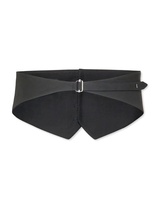 DSquared² Black Button-Front Cummerbund for men