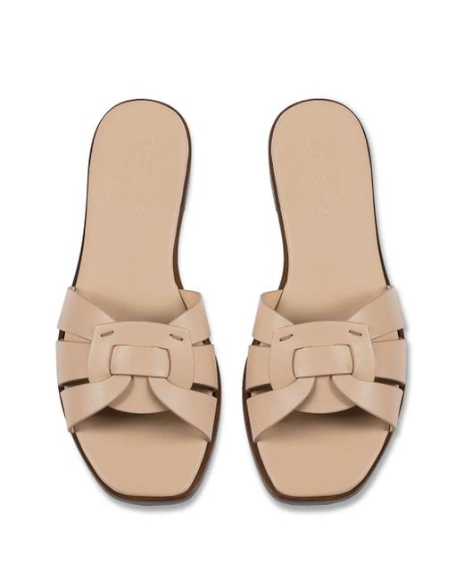Doucal's Leren Sandalen in het Natural