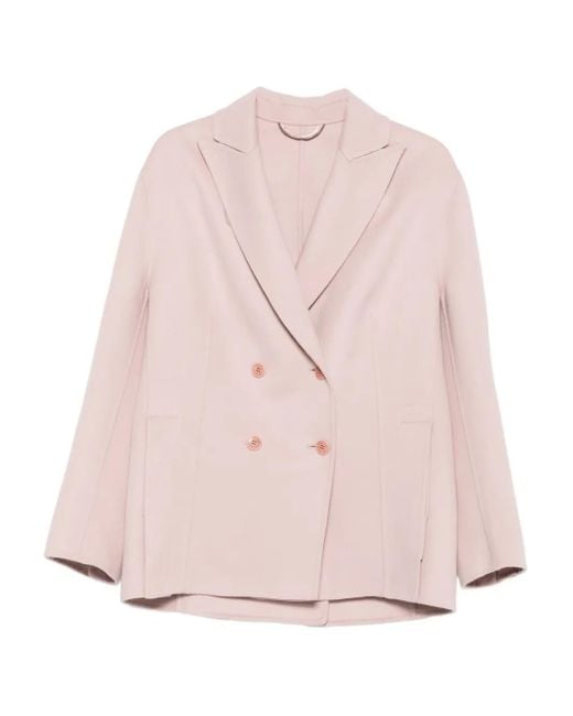 Chaqueta con doble botonadura Ermanno Scervino de color Pink