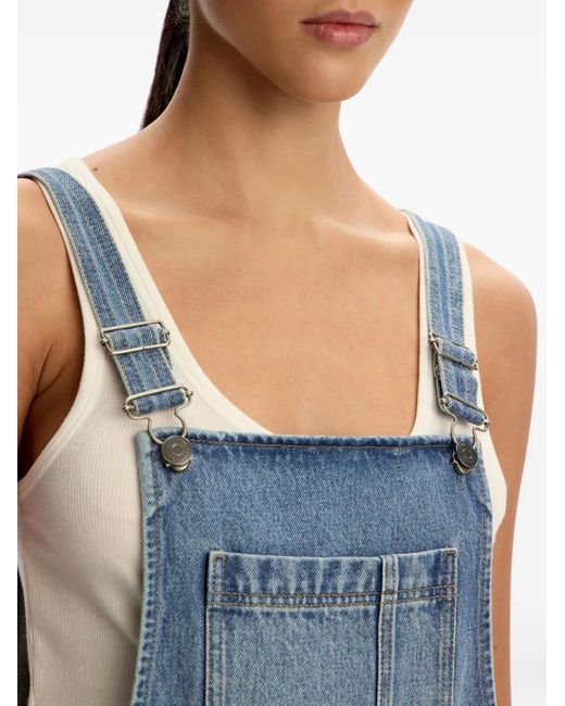 12 STOREEZ Blue Denim Jumpsuit