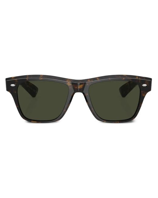 Oliver Peoples Green Oliver Sixties Square-Frame Sunglasses