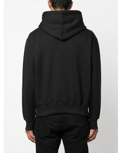 The Salvages Black Graphic-Print Hoodie for men