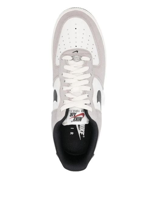 Nike White Air Force 1 '07 Lv8 Panelled Sneakers for men