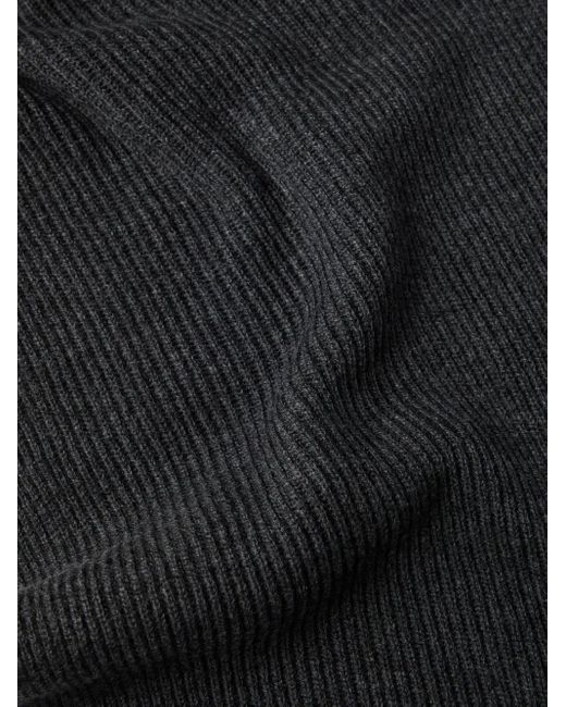 Brunello Cucinelli Black Cashmere Scarf