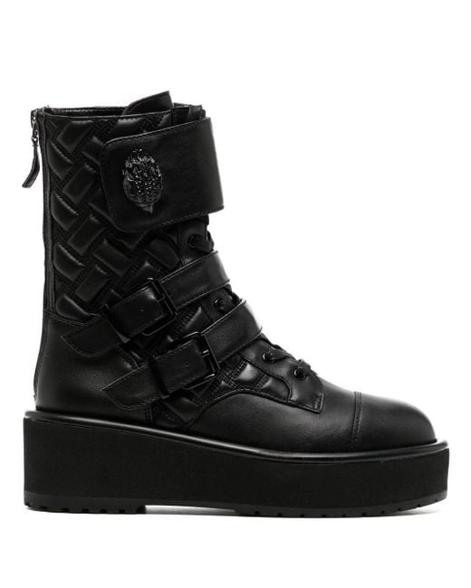 kurt-geiger-kensington-platform-combat-boots-in-black-lyst-canada
