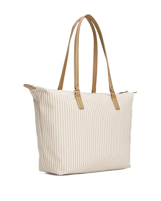 Tommy Hilfiger Natural Striped Tote Bag