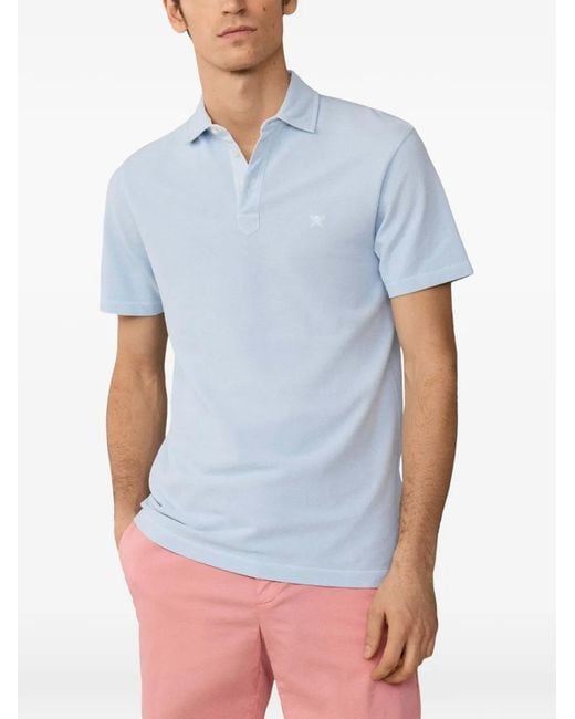 Polo Tinta di Hackett in Blue da Uomo