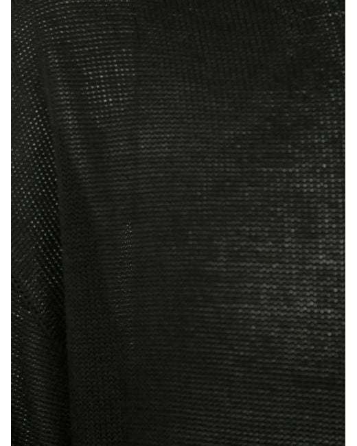 MD75 Black Crew-Neck Sweater for men