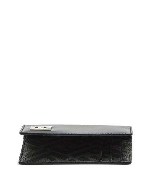 Fendi Black Porte-Cartes À Logo Brodé for men