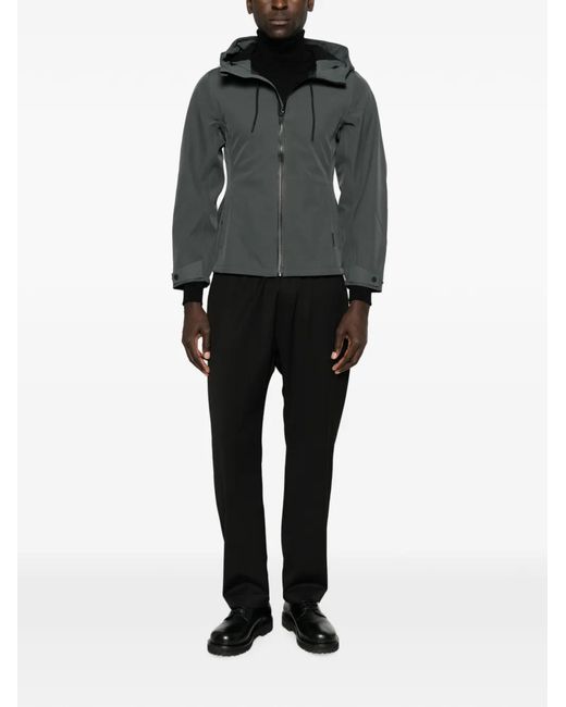 Rains Gray Suva Softshell Hooded Jacket