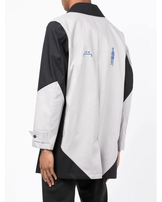 A_COLD_WALL* Black Geometric Panelled Jacket for men