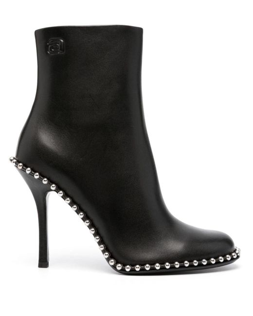 Stud heel deals boots