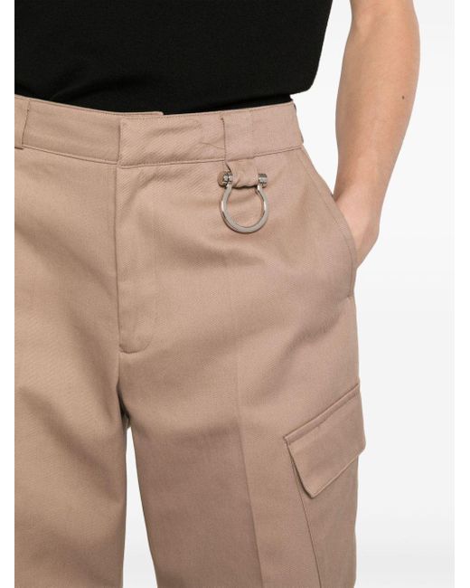 Paura Natural Jonis Straight-leg Cotton Trousers for men