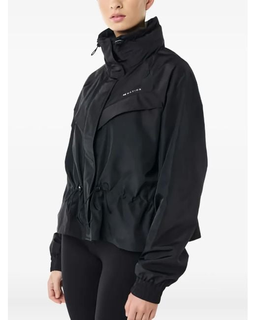 P.E Nation Blue Shelter Funnel-Neck Oversized Jacket
