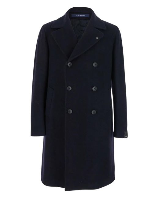 メンズ Tagliatore ノッチドラペル ダブルコート Blue