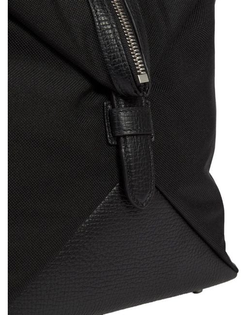 Smythson Black Small Zip Holdall Bag