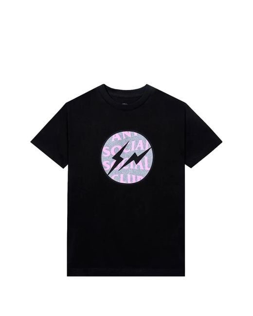 ANTI SOCIAL SOCIAL CLUB Black Fragment Called Interference T-Shirt for men