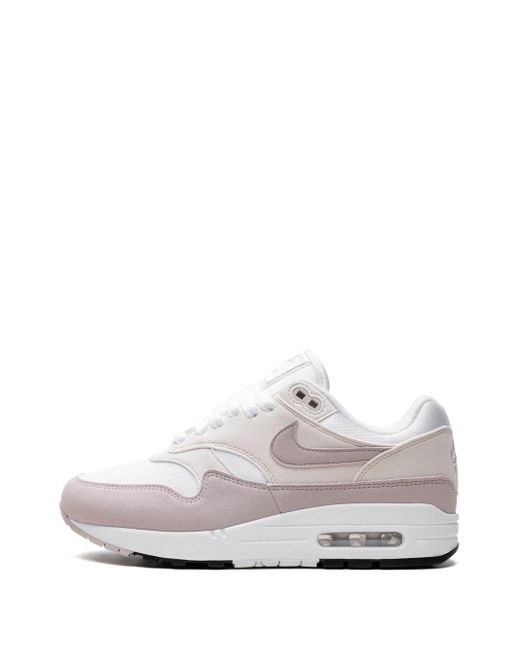 Nike White Air Max 1 Lace-up Sneakers