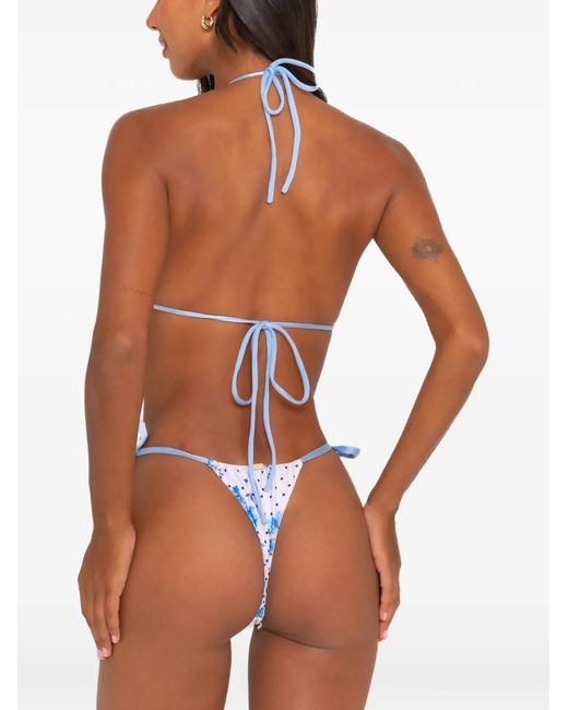 FAE SWIM Blue Birdie Bikini Bottoms