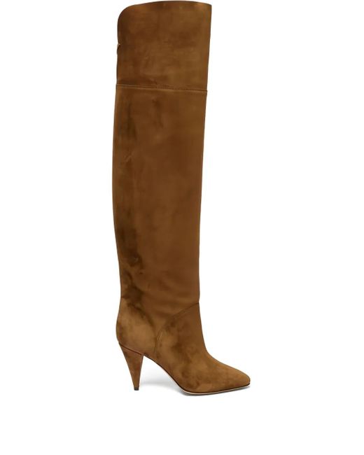 Casadei Brown Venus Nomad Saddle Boots