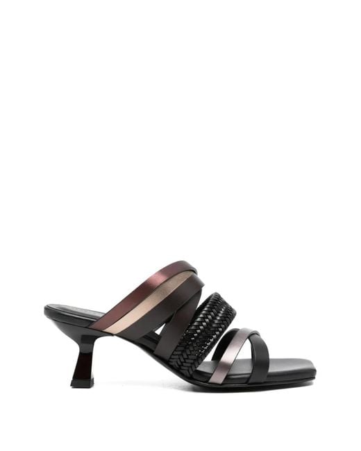 DONNARì White Braided-Strap Sandals