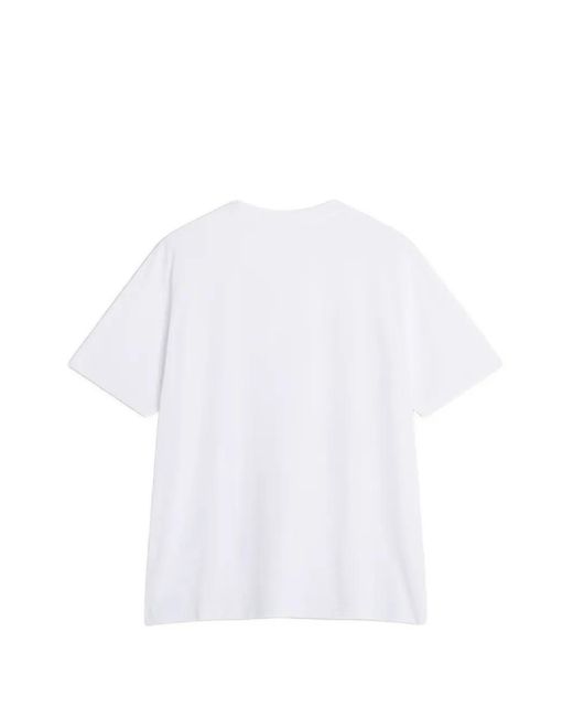 Maison Kitsuné White Graphic-Print T-Shirt for men