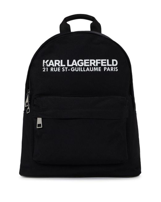 Mochila Rue St-Guillaume grande Karl Lagerfeld de hombre de color Black