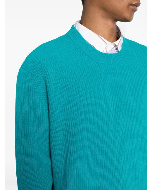 Jersey con cuello redondo Laneus de hombre de color Blue