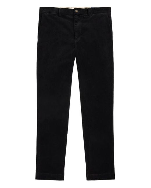 Polo Ralph Lauren Black Corduroy Straight-Leg Trousers for men
