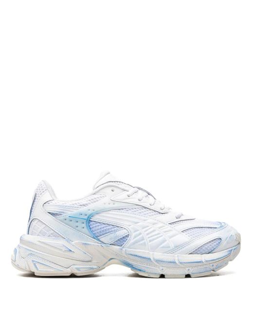 PUMA White Velophasis Overdye Sneakers