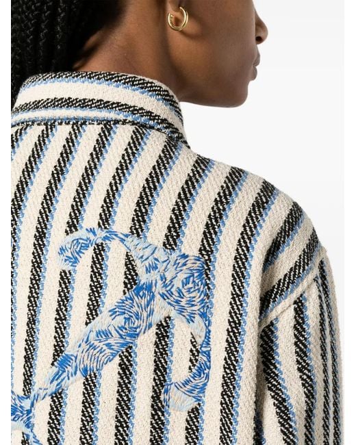 Off-White c/o Virgil Abloh White Arrows-Embroidered Woven Shirt