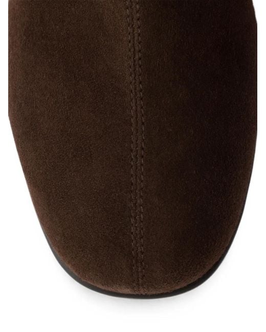 Prada Brown Suede Booties