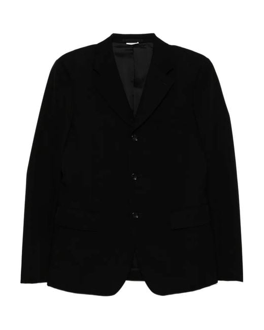 Comme des Garçons Black Single-Breasted Blazer for men