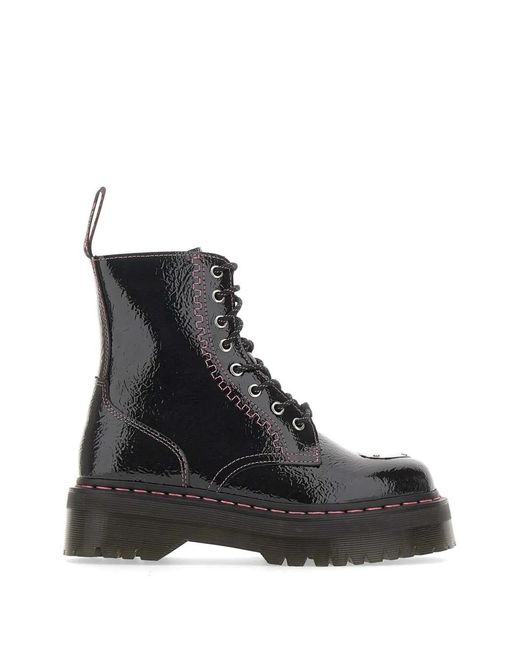 Dr. Martens Black Jadon Tp Distressed Patent