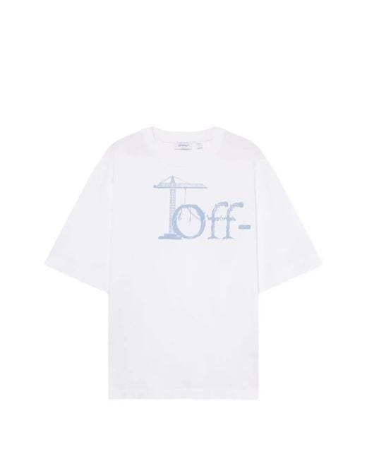 Off-White c/o Virgil Abloh White City Nature Skate Short Sleeve T-Shirt for men