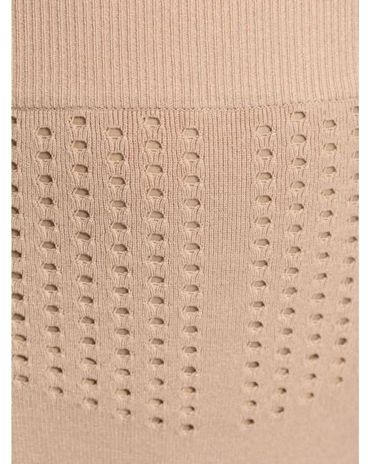 Max Mara Natural Knitted Hight-Waited Shorts