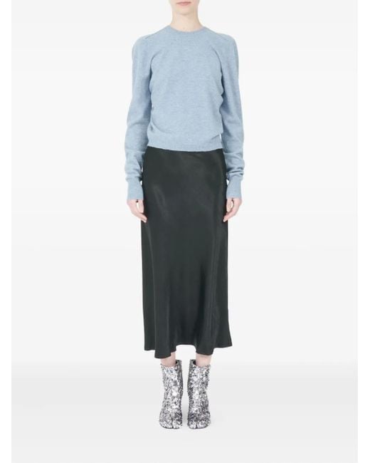 Maglione Con Maniche A Palloncino di Maison Margiela in Blue