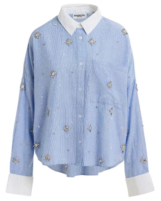 Essentiel Antwerp Blue Helight Shirt
