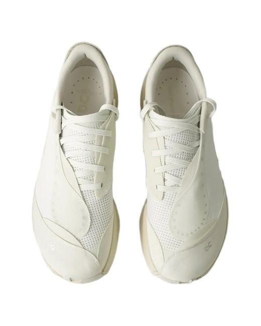 On Shoes White X Paf Design Cloudboom Volt Sneakers for men