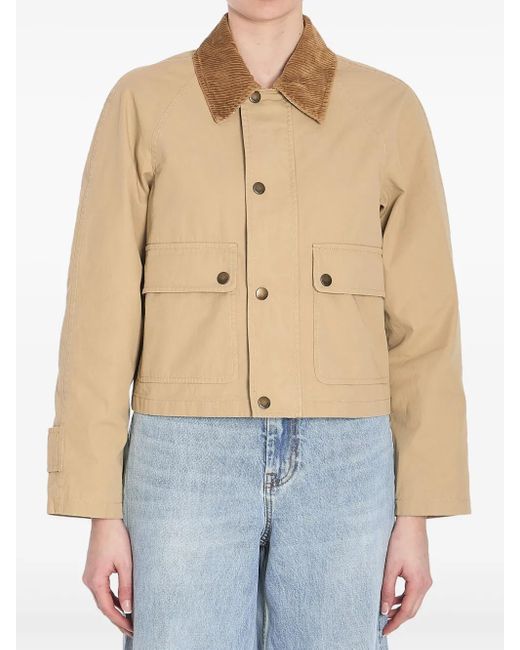 Burberry Blue Cropped Jacket