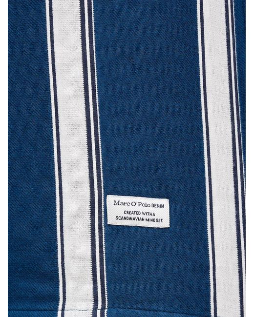Marc O' Polo Blue Striped Button-Down Shirt for men