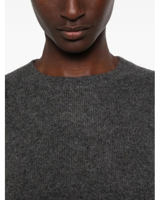 Max Mara Black Crew-Neck Sweater