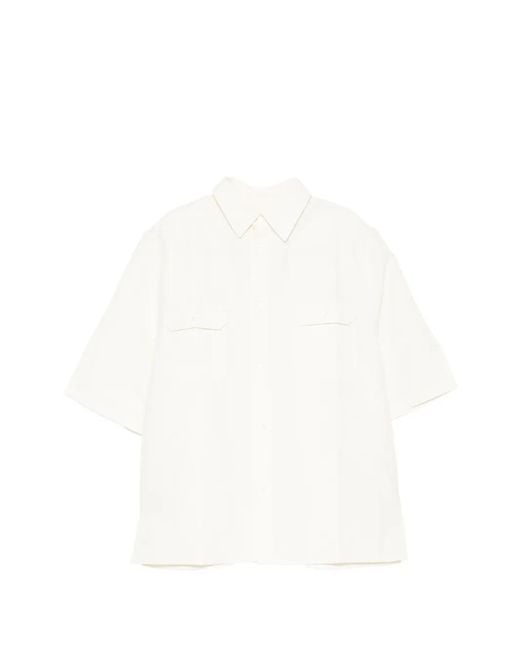 Willy Chavarria White Chemise Oversize Corcoran for men