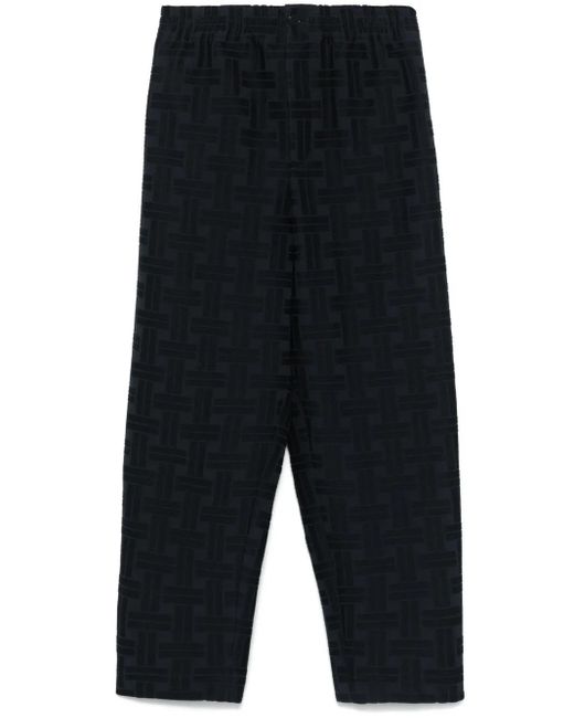 Pantalones de chándal con diseño tejido KENZO de hombre de color Blue