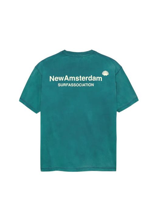 New Amsterdam Green Surf Association Logo T-Shirt for men